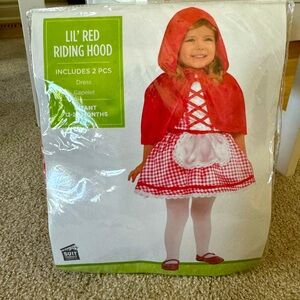 Little red riding hood - infant Halloween costume. Size 12-24 months